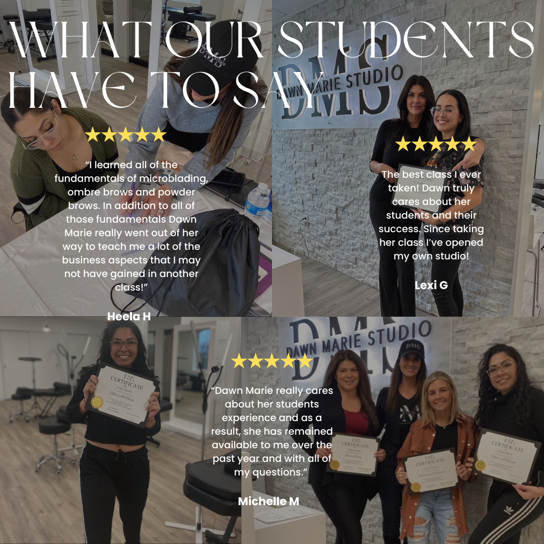 What our students have to say - student testimonials collage