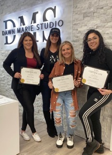 Permanent makeup training at Dawn Marie Studio