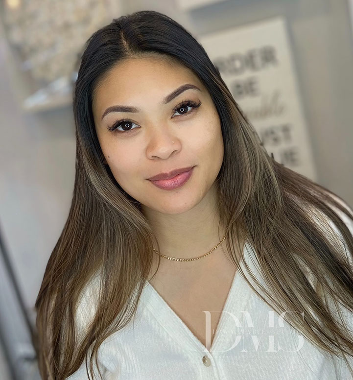 Healed powder brows